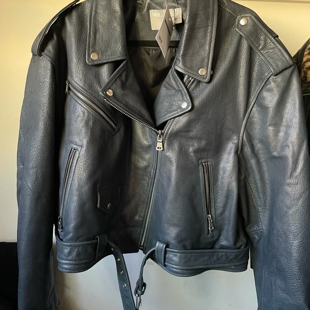 Size 18 Leather Jacket from ASOS Curve